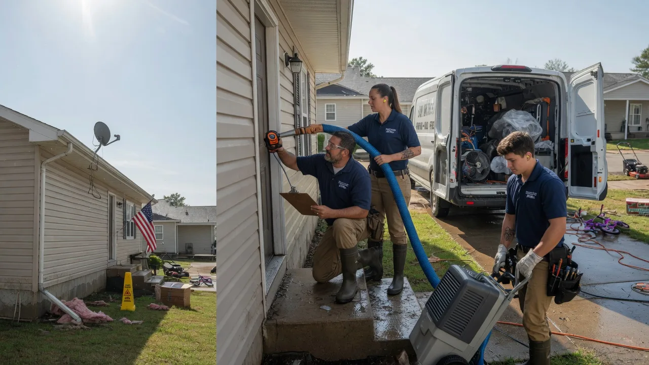 Ceiling Water Damage Restoration in Hanna City, IL near me
